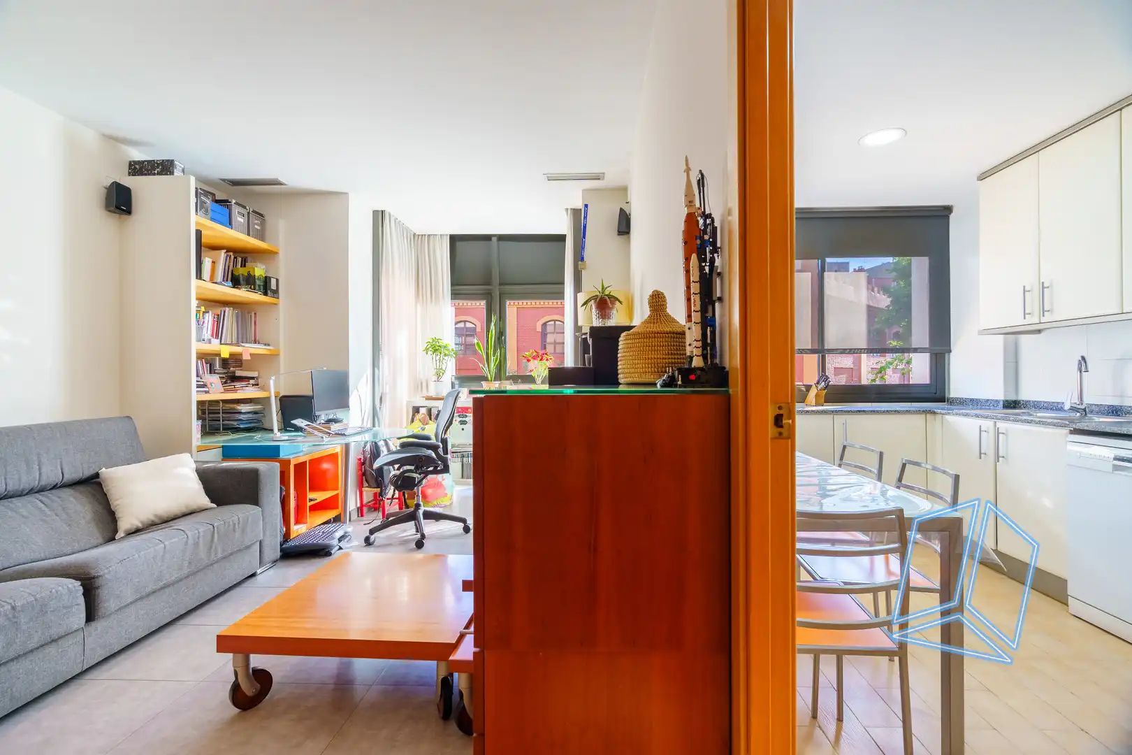 Sala de estar de Piso en venta en Barcelona con Calefacción