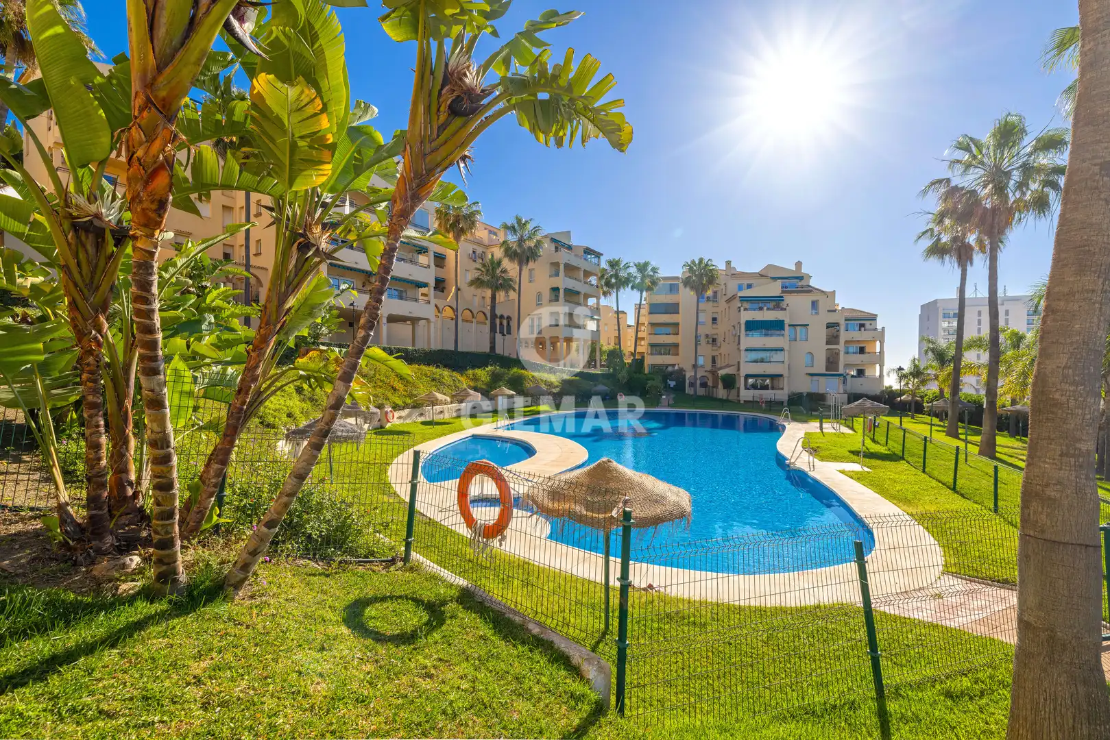 Garten von Wohnung zum Verkauf in Benalmádena mit Heizung, Privatgarten und Abstellraum