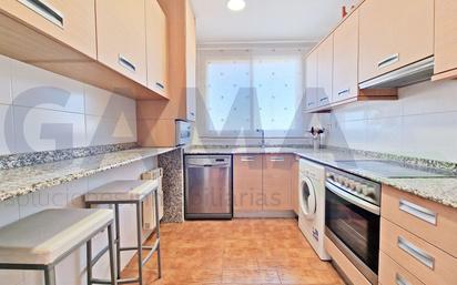 Kitchen of Flat for sale in Carcaixent  with Air Conditioner
