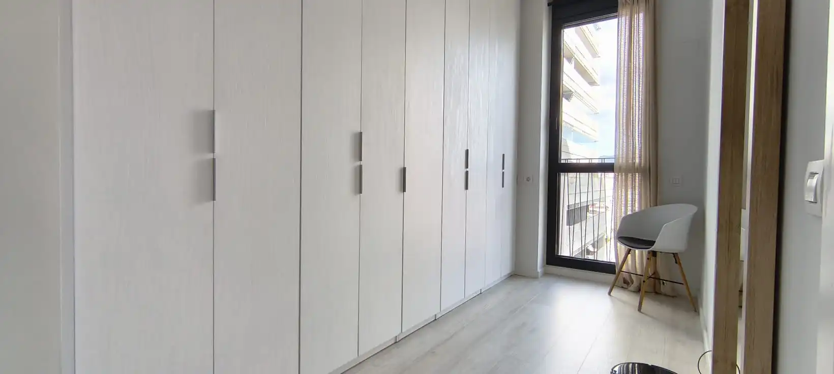 Schlafzimmer von Wohnung zum Verkauf in L'Hospitalet de Llobregat mit Klimaanlage, Heizung und Parkett