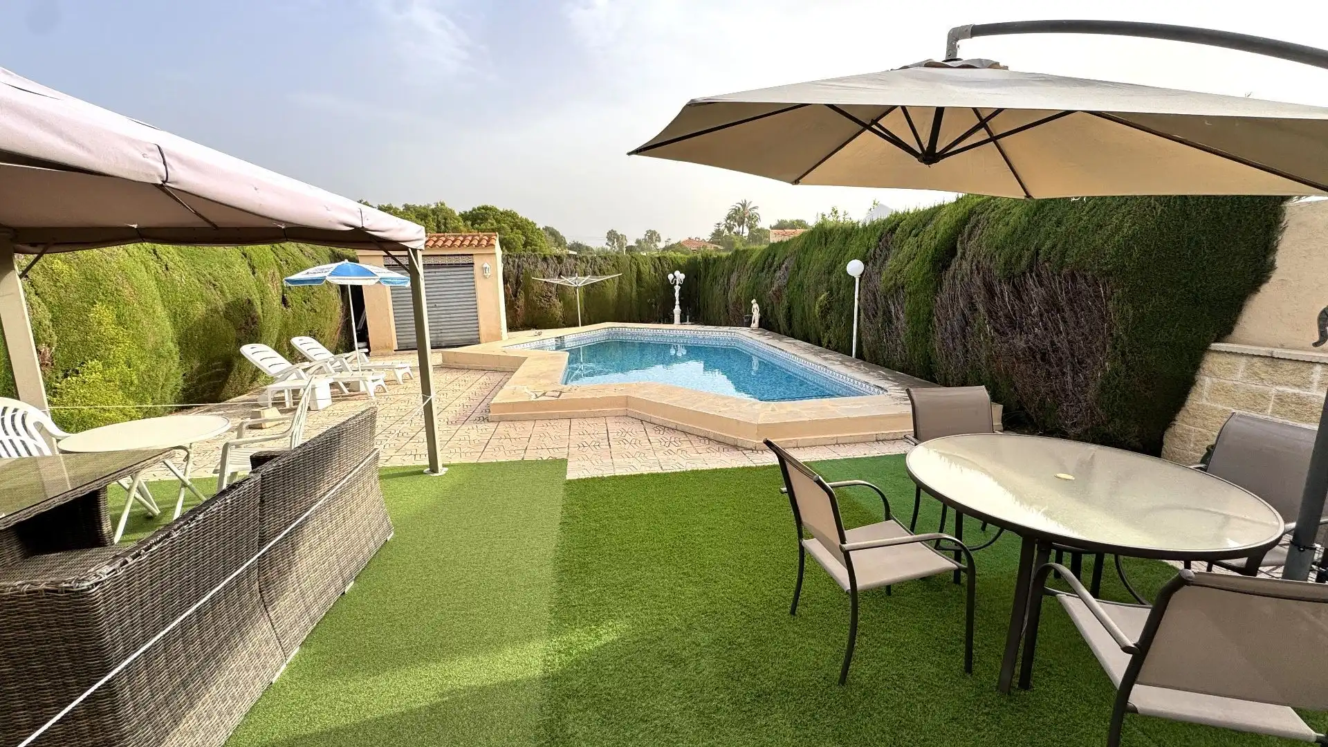 Terraza de Casa o chalet en venta en Benidorm con Aire acondicionado, Calefacción y Jardín privado