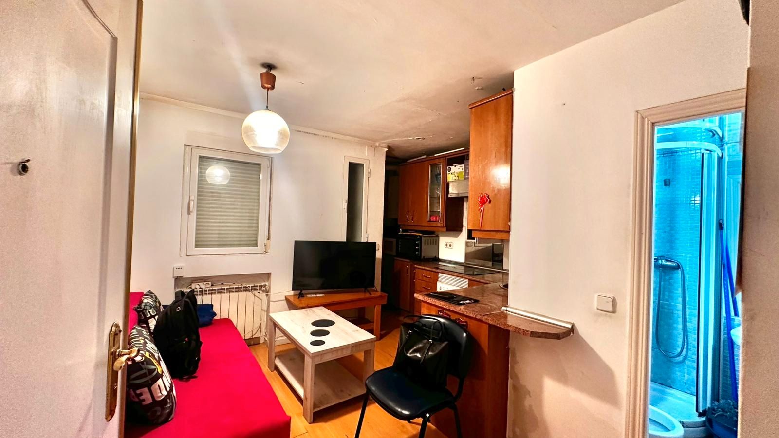 Bedroom of Flat for sale in  Madrid Capital  with Heating, Furnished and Oven