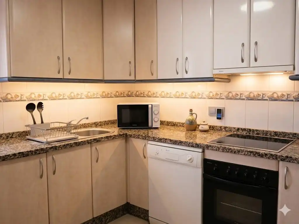 Kitchen of Flat for sale in Mérida  with Furnished and Balcony