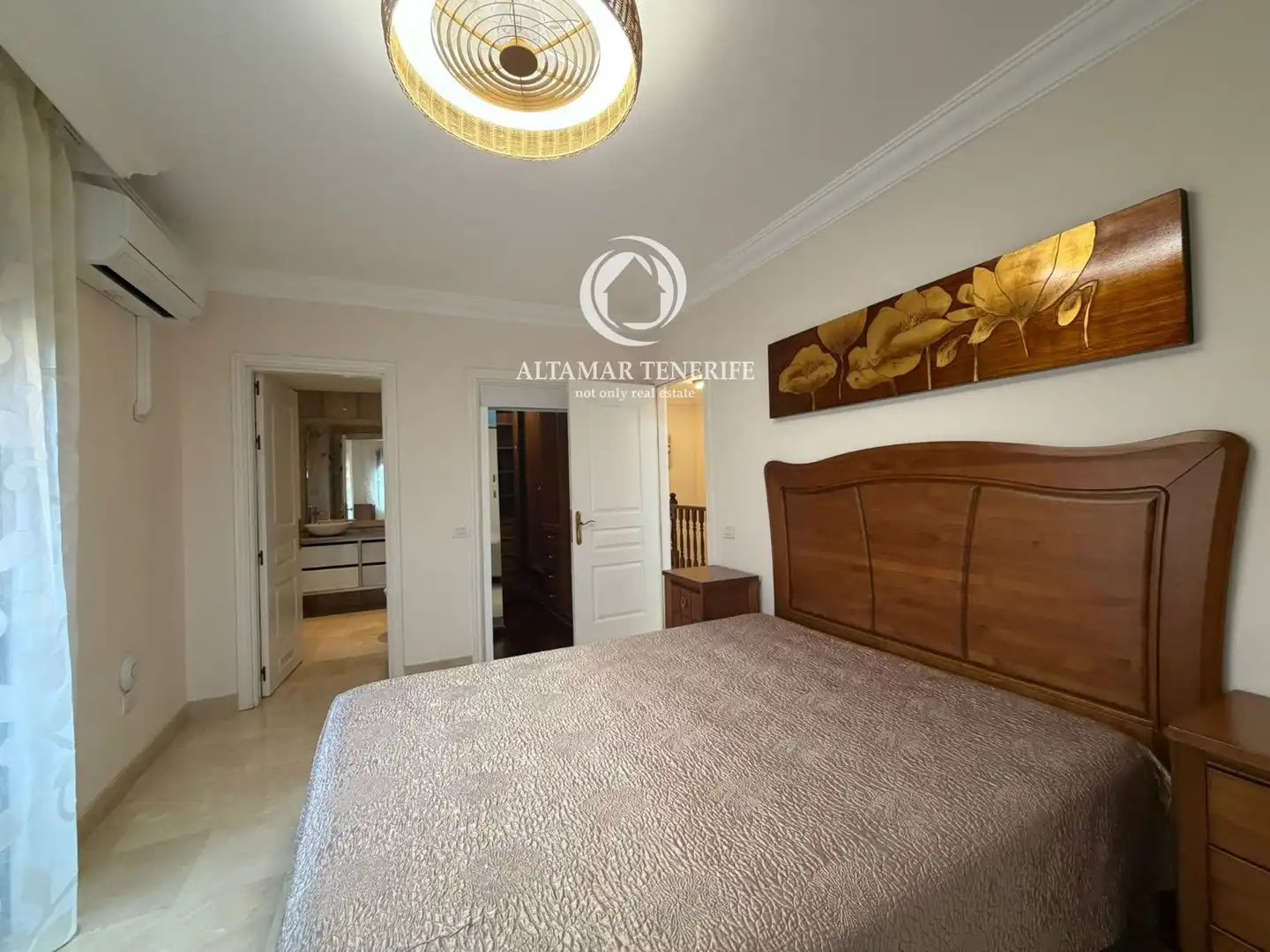 Schlafzimmer von Einfamilien-Reihenhaus zur Miete in Adeje mit Klimaanlage, Terrasse und Abstellraum