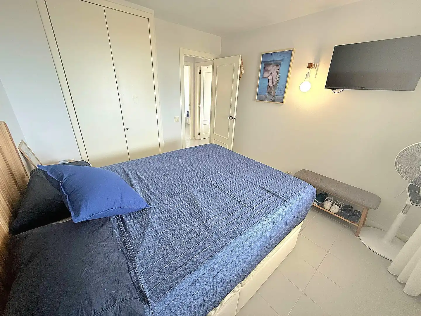 Schlafzimmer von Wohnungen zum Verkauf in Calafell mit Klimaanlage, Heizung und Privatgarten