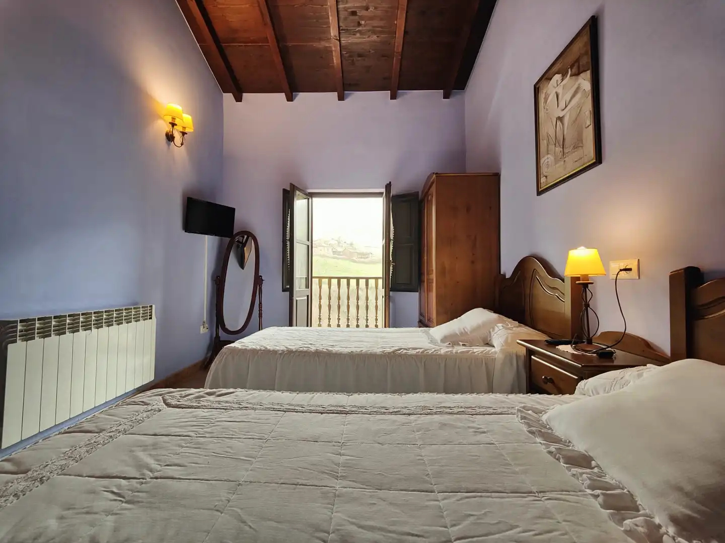 Habitación de Casa o chalet en venta en Quirós con Jardín privado, Amueblado y Balcón
