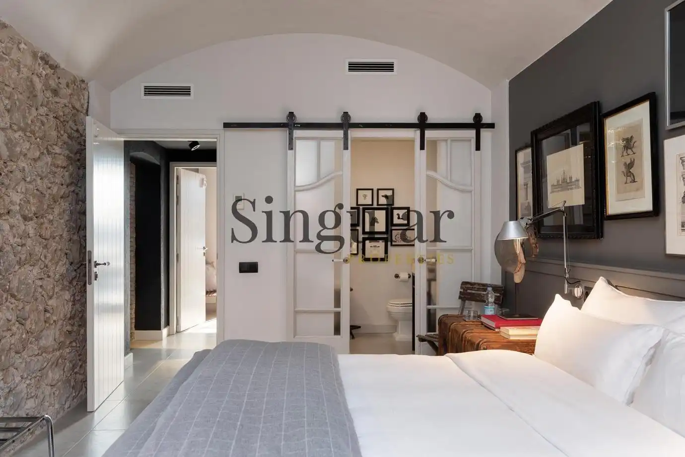 Bedroom of Country homes for sale in Corçà  with Air Conditioner, Heating and Private garden