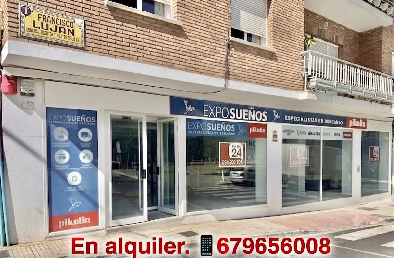 Geschaftsraum zur Miete in Badajoz mit Klimaanlage, Heizung und Alarm