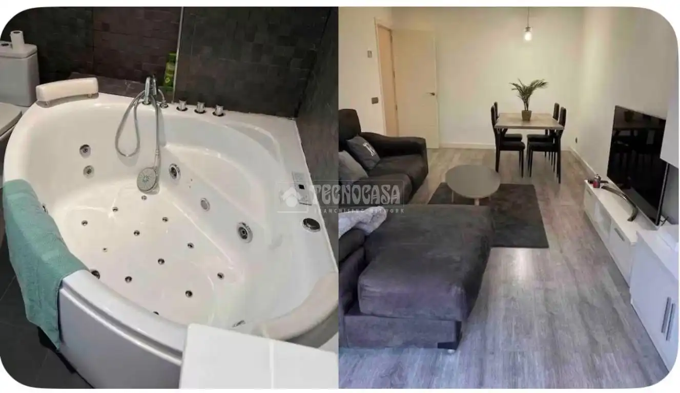 Baño de Piso de alquiler en Madrid con Balcón