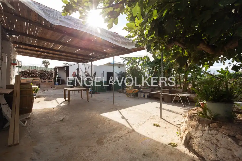 Terrasse von Country house zum Verkauf in Valencia mit Heizung und Privatgarten