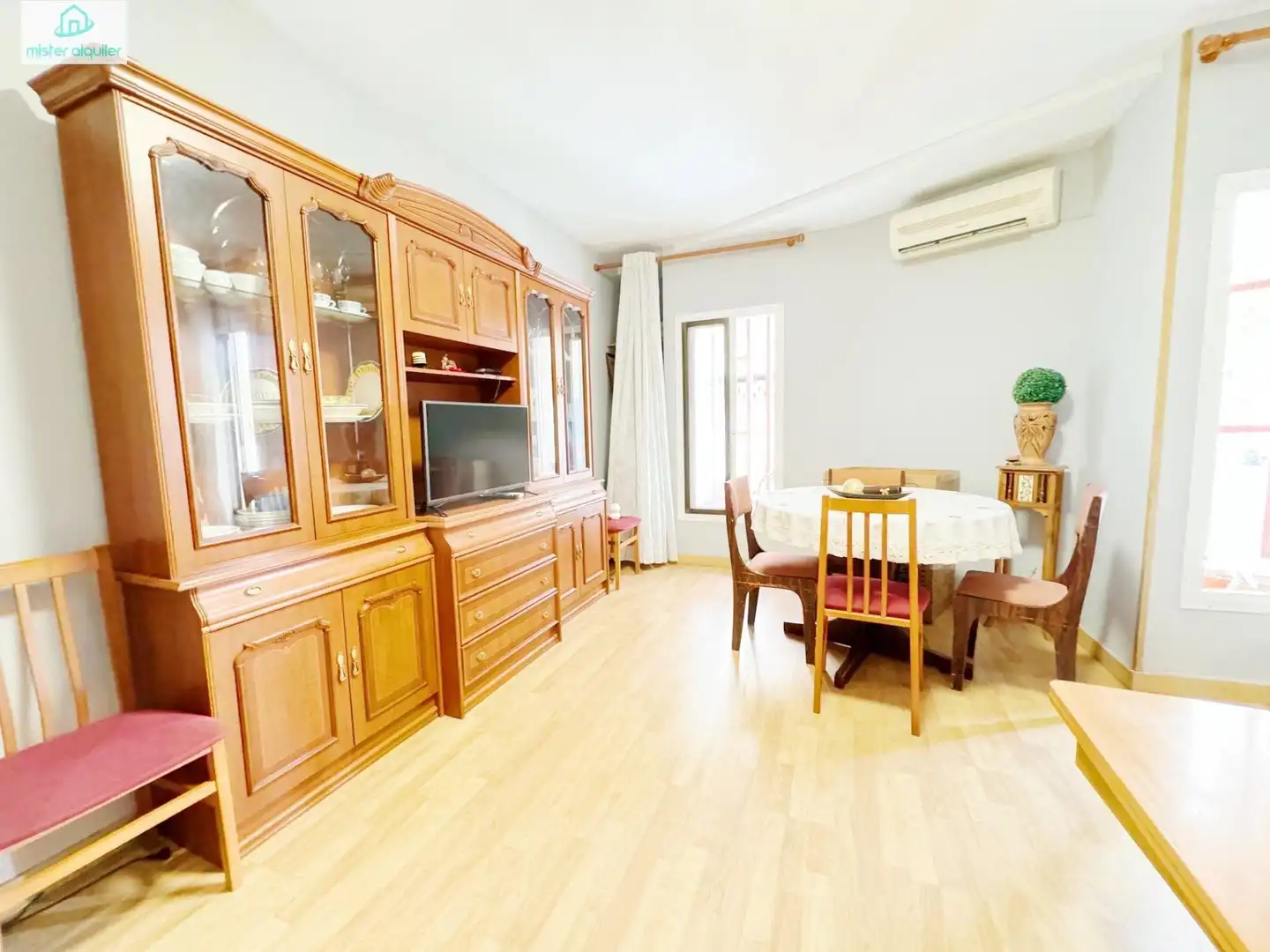 Wohnzimmer von Wohnung zur Miete in Sant Joan d'Alacant mit Klimaanlage, Heizung und Möbliert