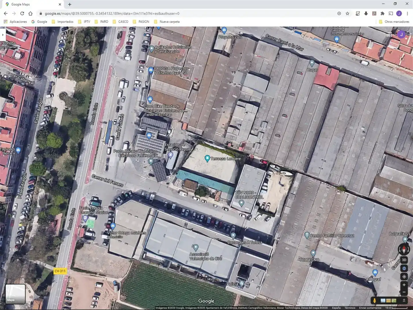 Exterior view of Land for sale in Alboraya