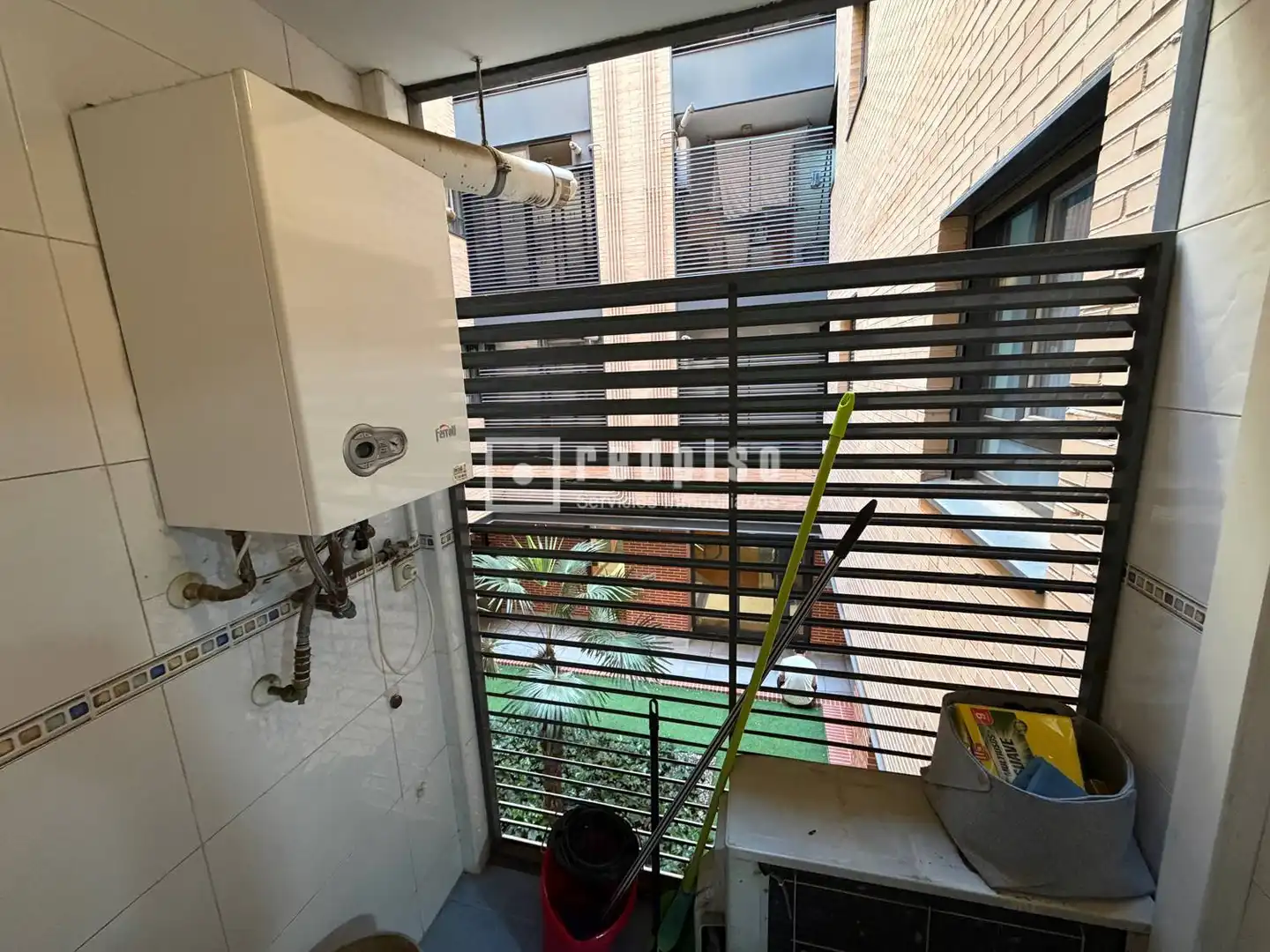 Balcony of Flat for sale in Madrid  with Air Conditioner, Heating and Private garden
