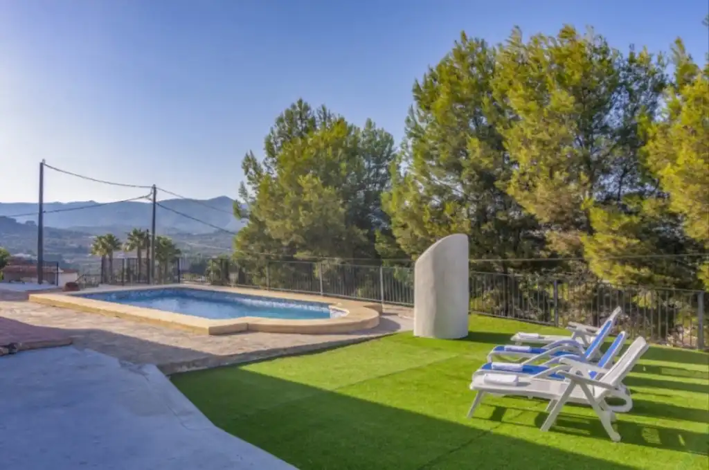 Garden of Houses for sale in Calpe / Calp  with Terrace