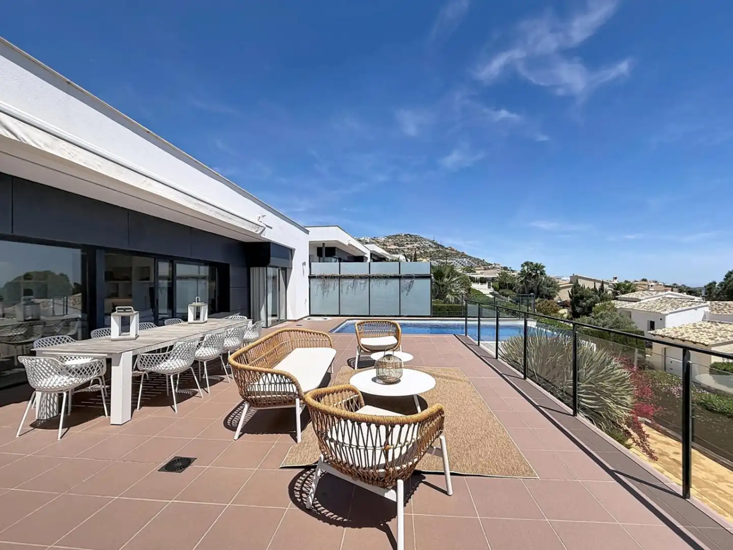 Terraza de Casa o chalet en venta en Benitachell / El Poble Nou de Benitatxell con Aire acondicionado, Calefacción y Jardín privado