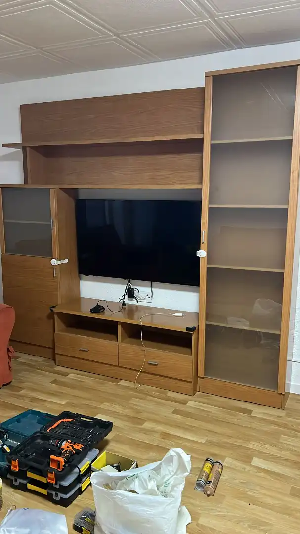 Wohnzimmer von Country house zur Miete in Fuente El Saz de Jarama mit Klimaanlage, Privatgarten und Abstellraum