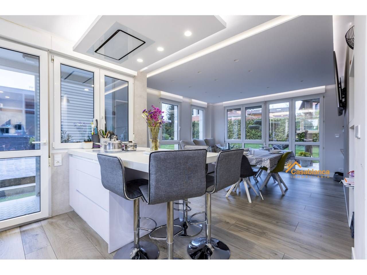 Cocina de Casa o chalet en venta en Cardeñajimeno con Calefacción, Jardín privado y Terraza