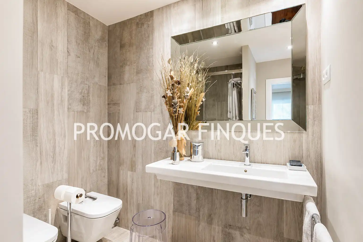 Badezimmer von Maisonette zum Verkauf in Sant Feliu de Llobregat mit Klimaanlage, Heizung und Privatgarten