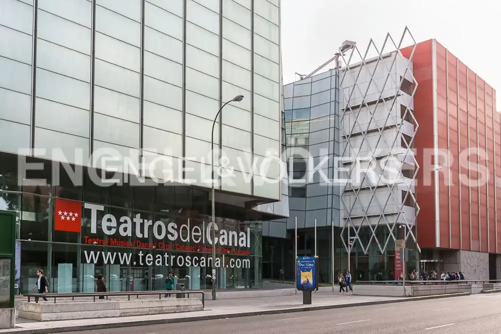 Vista exterior de Pis de lloguer en Madrid amb Calefacció i Es permeten mascotes