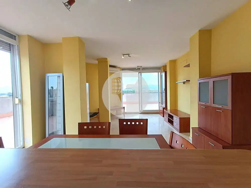 Esszimmer von Dachboden zum Verkauf in  Palma de Mallorca mit Klimaanlage, Heizung und Terrasse