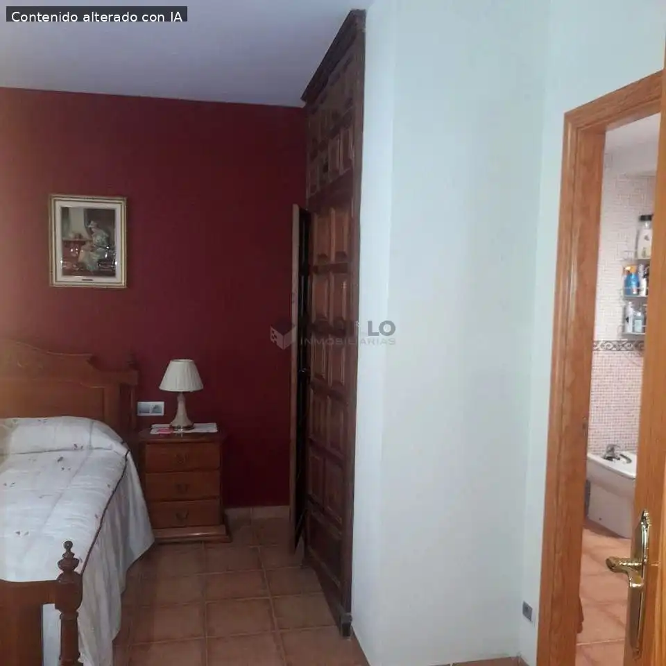 Habitación de Casa adosada en venta en Cascante del Río con Calefacción, Terraza y Balcón