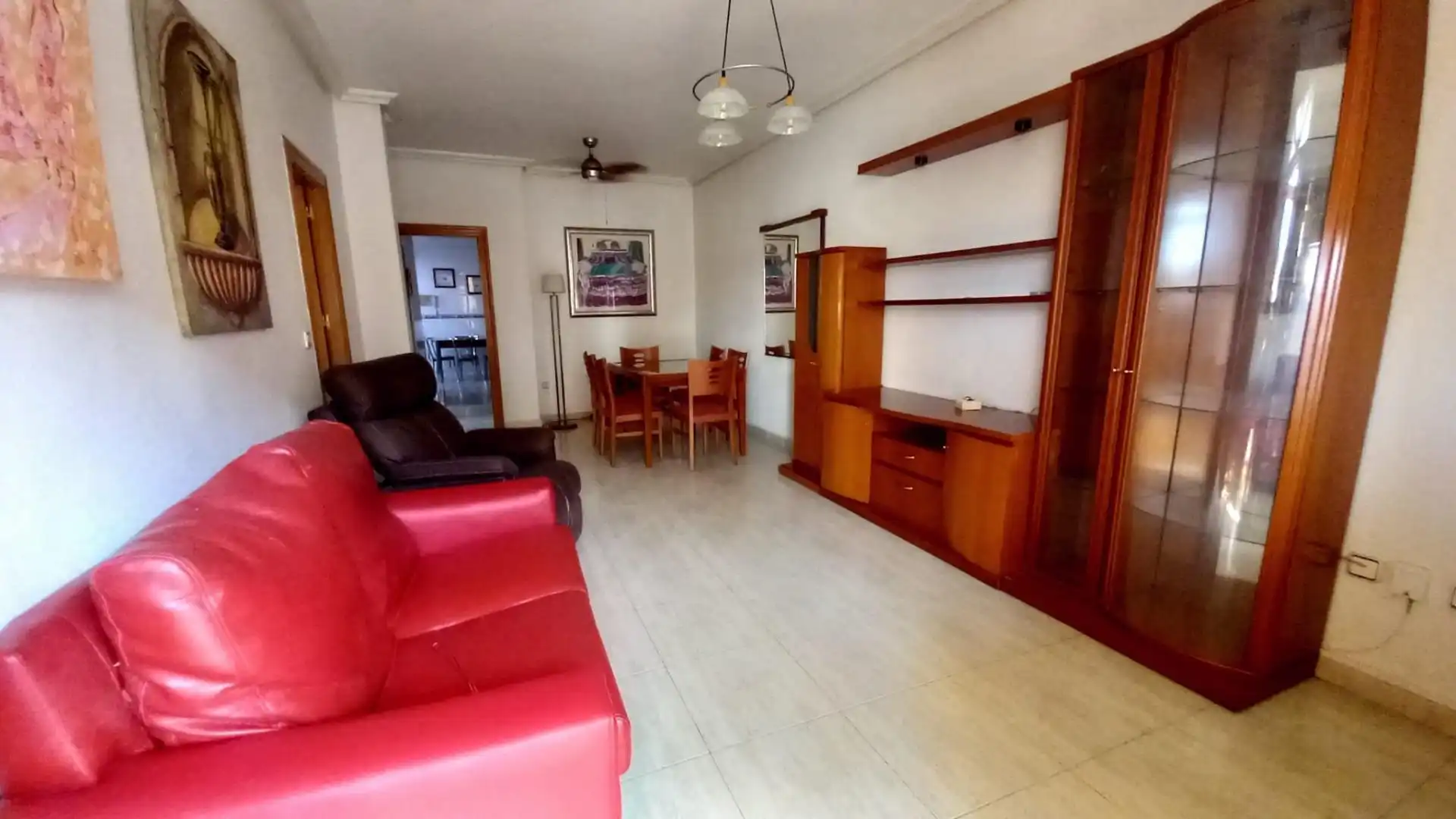 Sala d'estar de Planta baixa de lloguer en Murcia amb Aire condicionat
