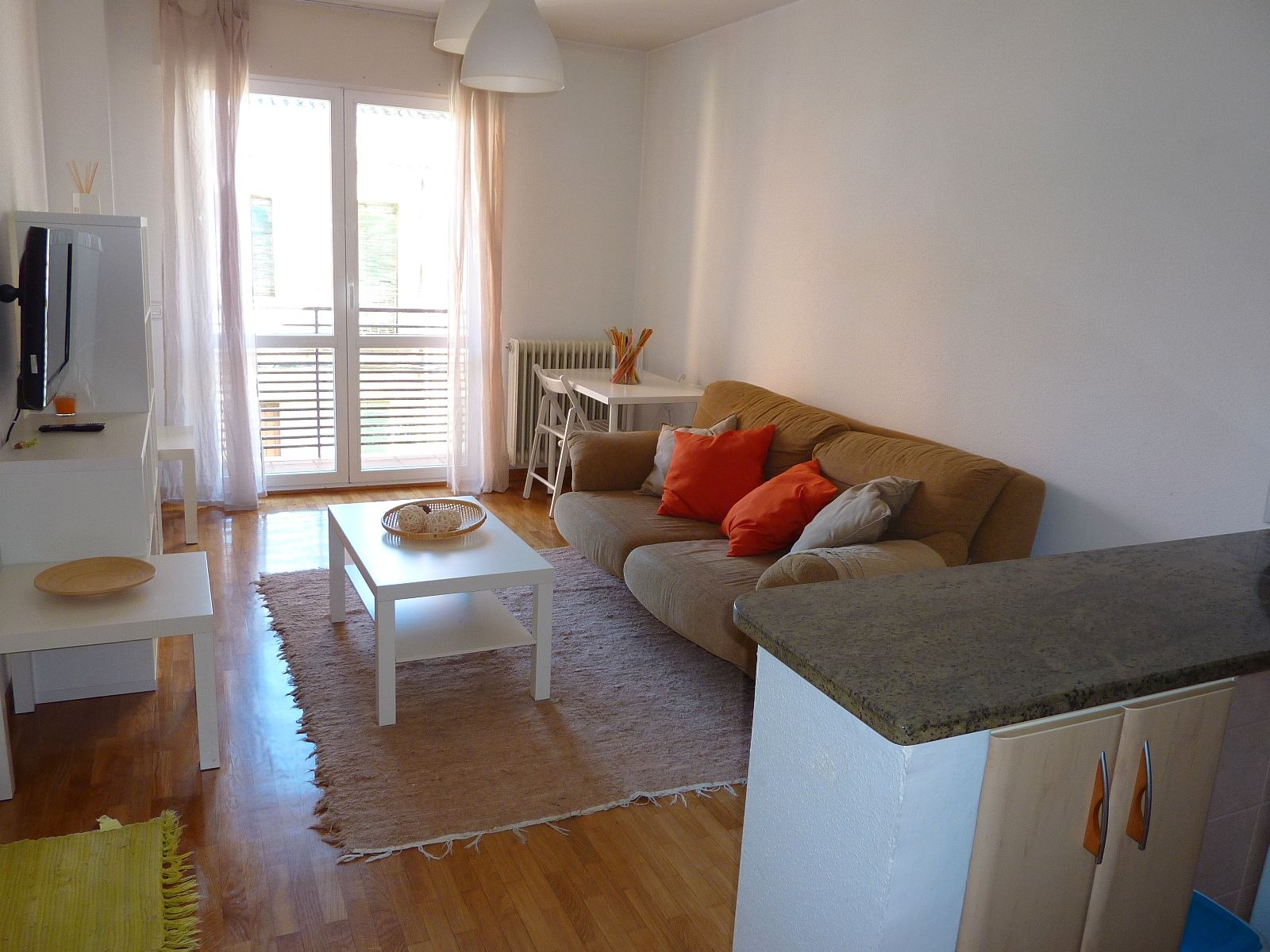 Living room of Apartment for sale in Zamora Capital   with Heating, Parquet flooring and Terrace