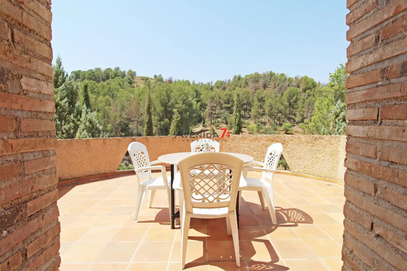 Terrace of Country homes for sale in Lorca  with Private garden, Parquet flooring and Terrace
