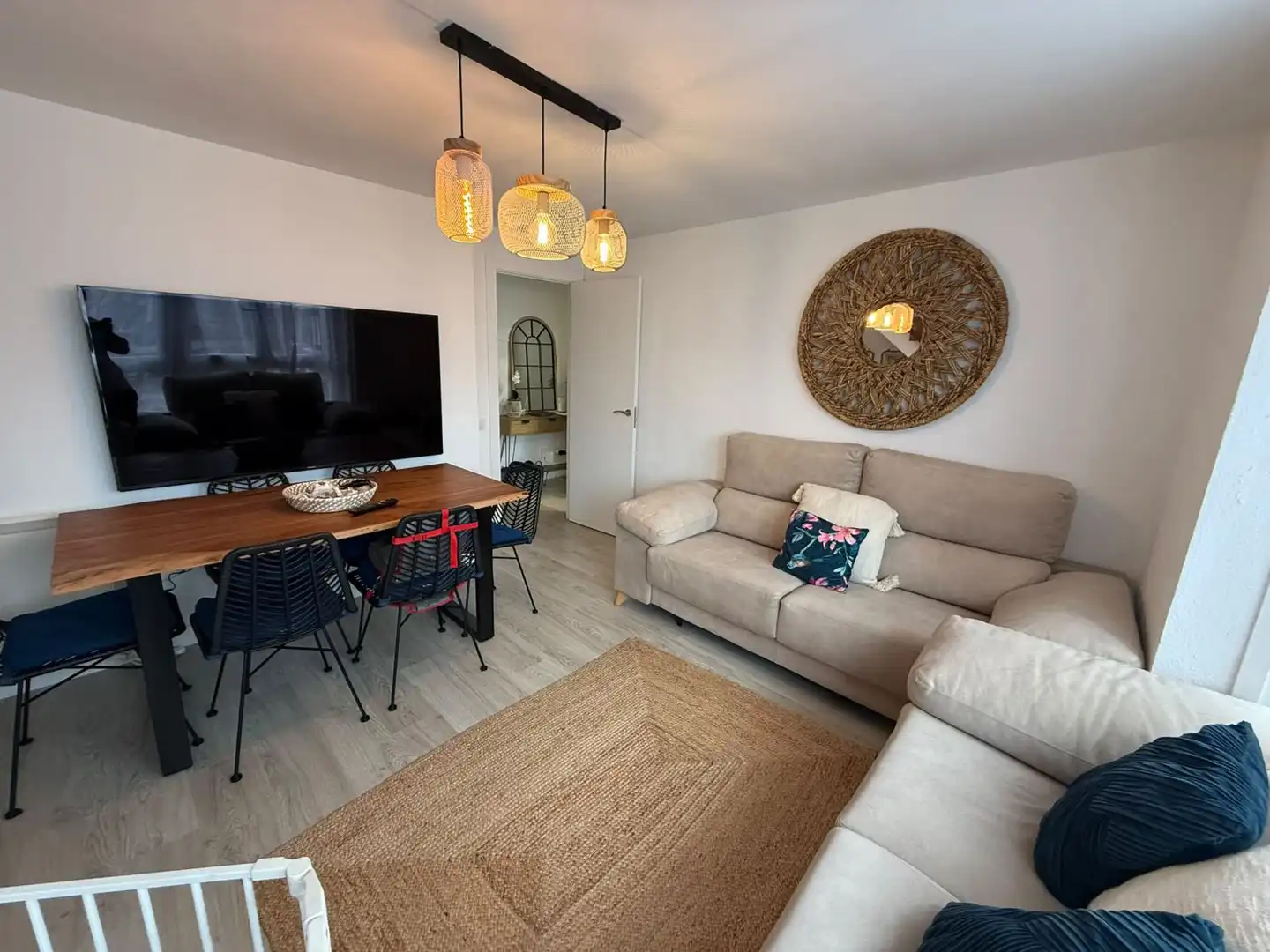 Living room of Duplexes for sale in Noja  with Heating, Parquet flooring and Terrace