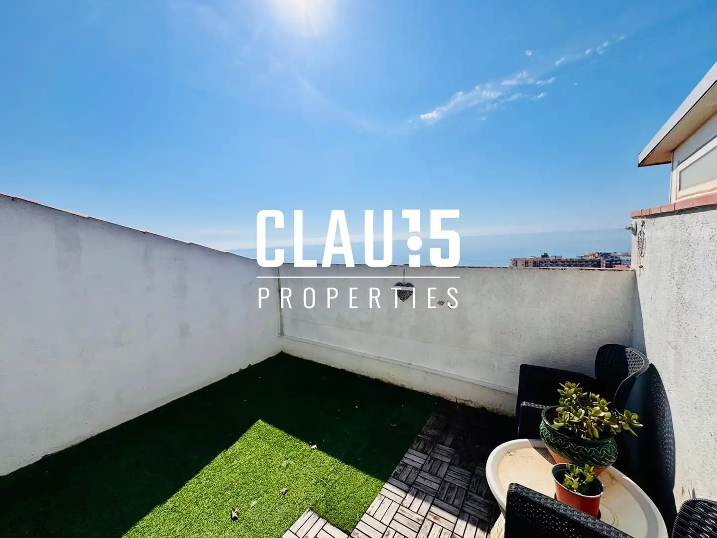 Terrasse von Maisonette zum Verkauf in Blanes mit Klimaanlage, Heizung und Terrasse