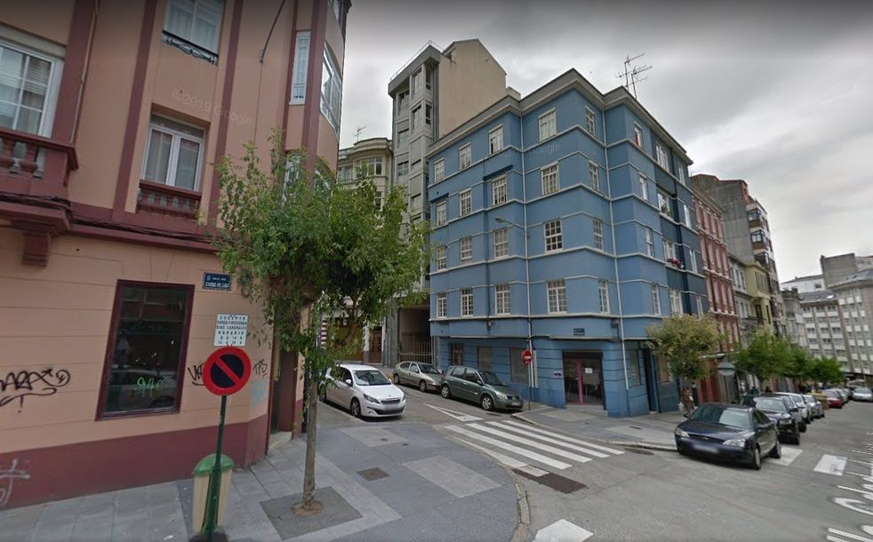 Vista exterior de Garaje de alquiler en A Coruña Capital 