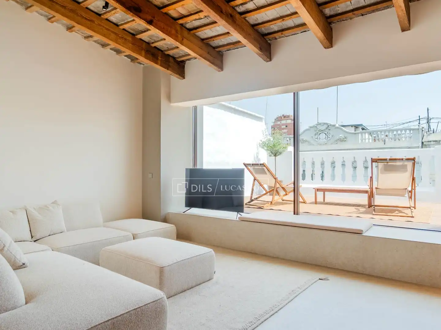 Terraza de Ático de alquiler en Valencia con Aire acondicionado, Calefacción y Terraza
