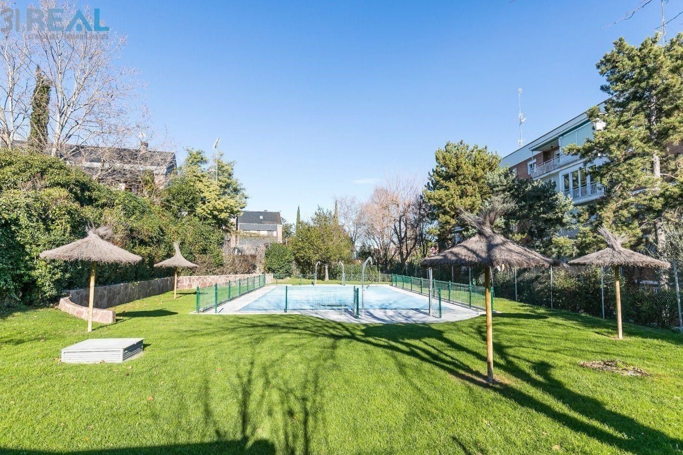 Piscina de Pis en venda en  Madrid Capital amb Calefacció, Jardí privat i Parquet