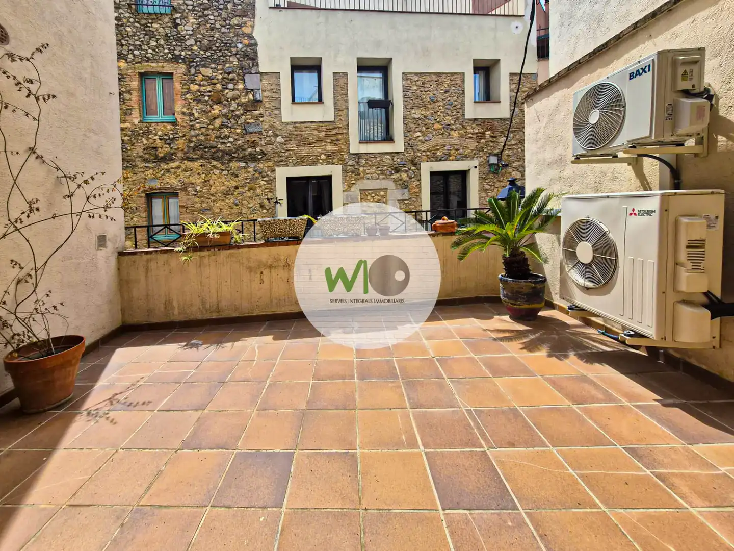 Terraza de Piso de alquiler en Ventalló con Aire acondicionado, Calefacción y Terraza