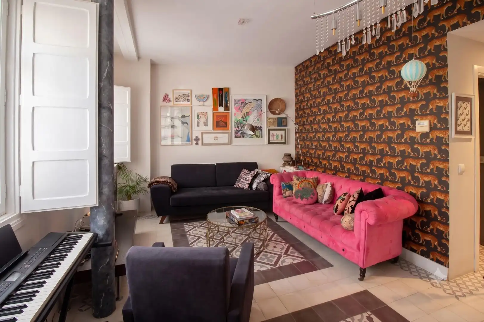 Sala de estar de Casa o chalet de alquiler en Sevilla con Aire acondicionado, Terraza y Trastero