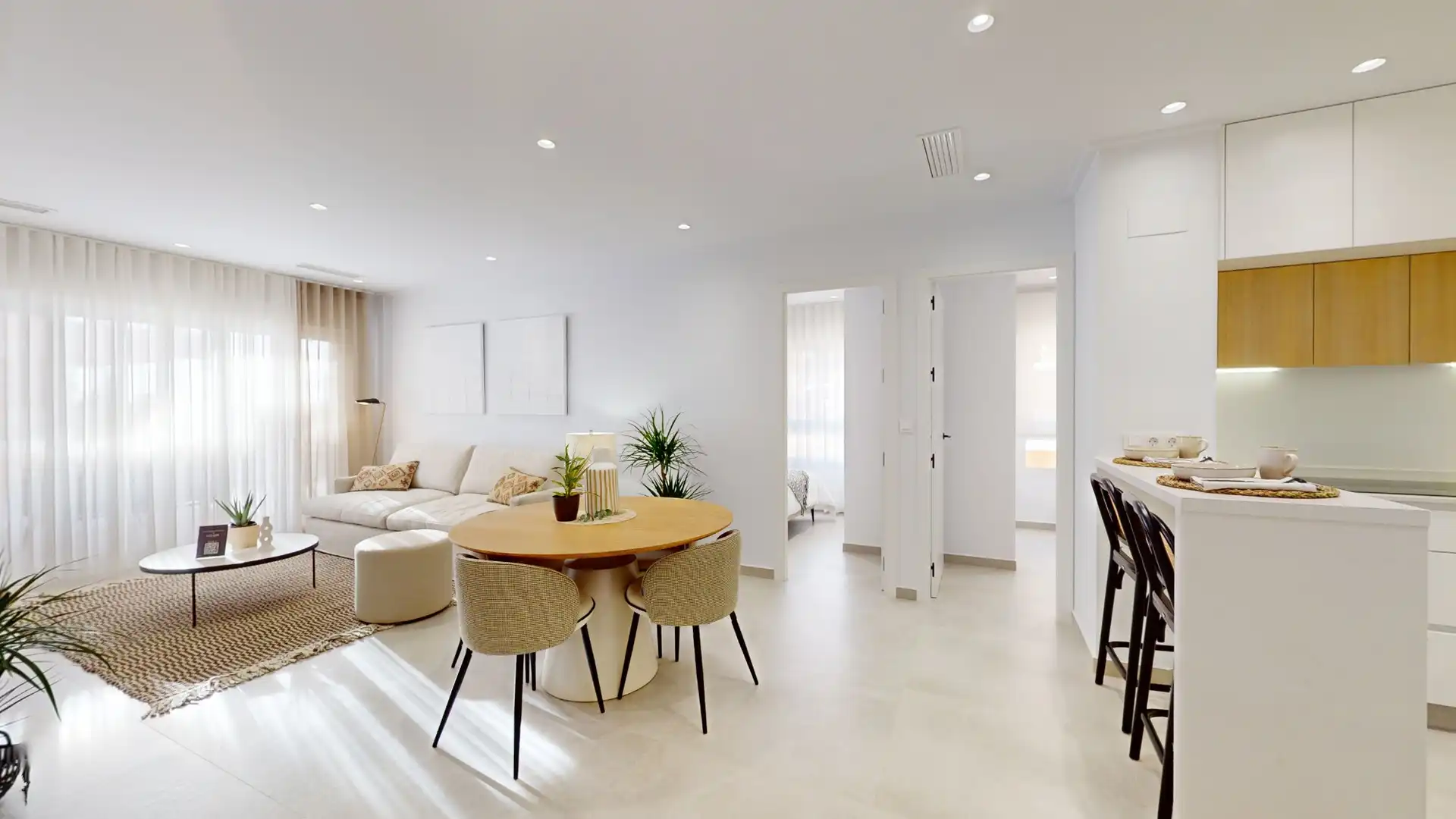 Sala de estar de Piso en venta en Guardamar del Segura con Aire acondicionado, Terraza y Piscina