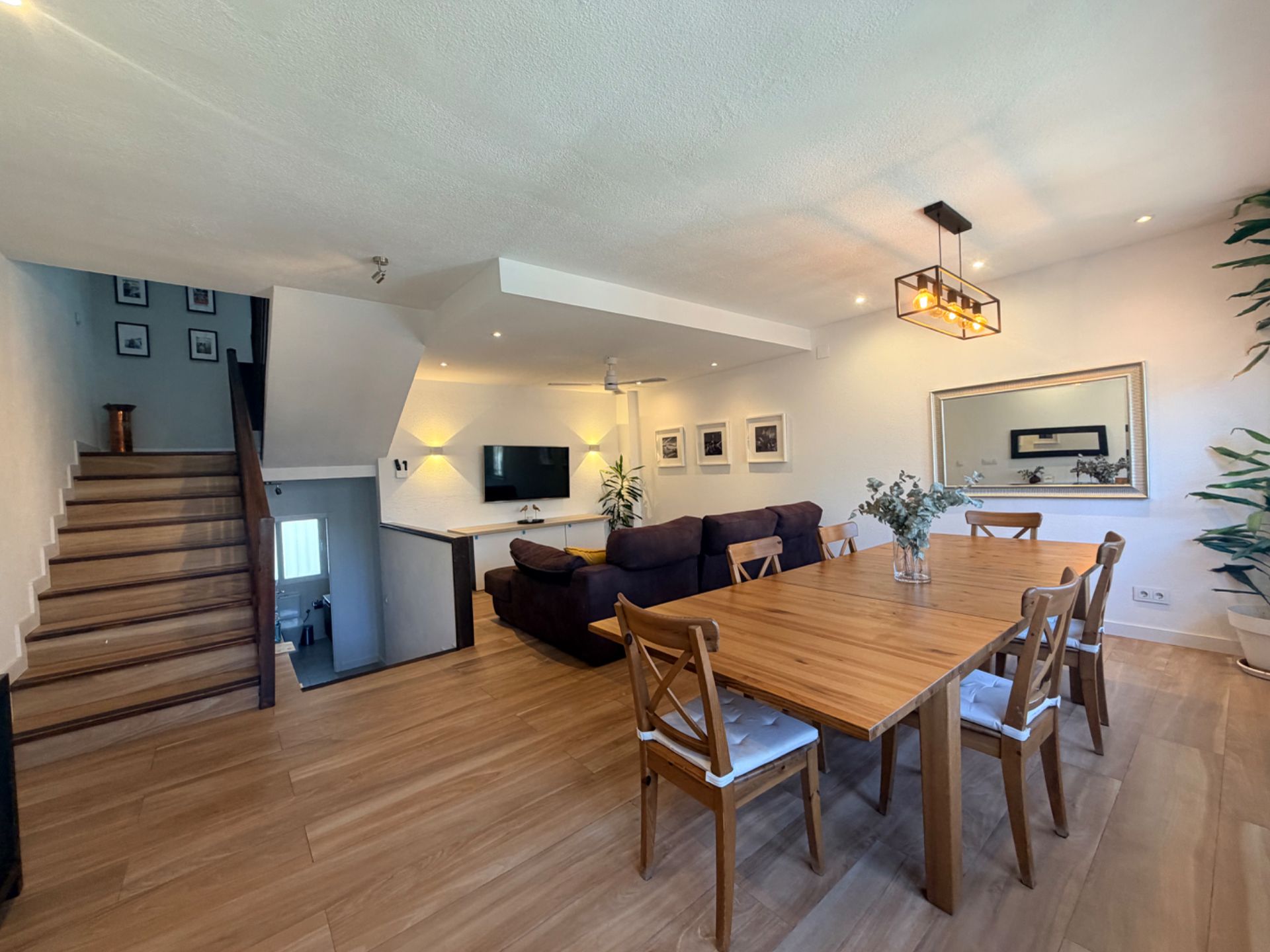 Dining room of Houses for sale in Villanueva de la Cañada  with Air Conditioner, Heating and Private garden