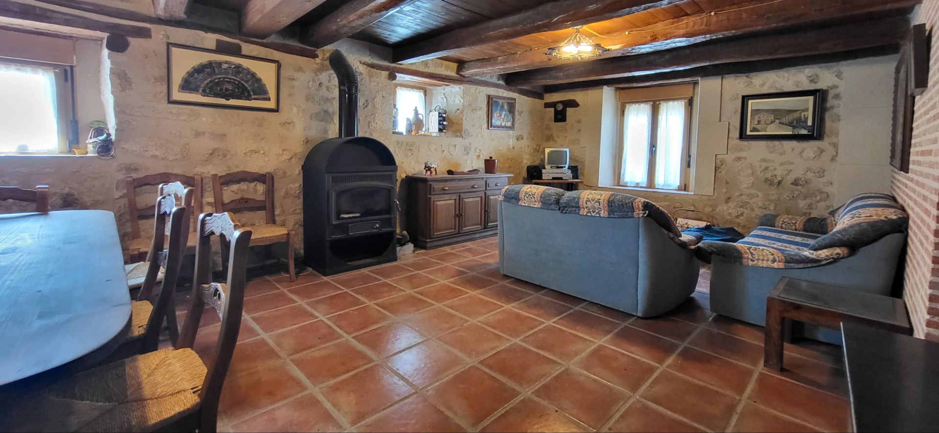 Sala d'estar de Casa o xalet en venda en Torrescárcela amb Terrassa i Traster