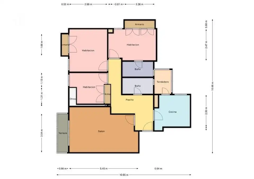 Flat for sale in Madrid  with Heating, Private garden and Terrace