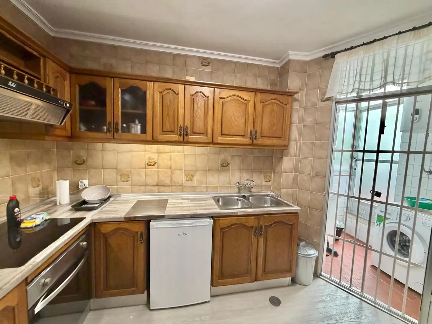 Kitchen of Flat for rent in Jaén  with Air Conditioner, Terrace and Furnished