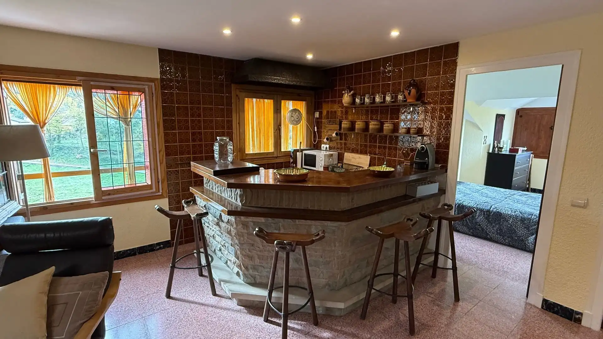 Cocina de Piso en venta en Moià con Calefacción, Amueblado y Piscina comunitaria