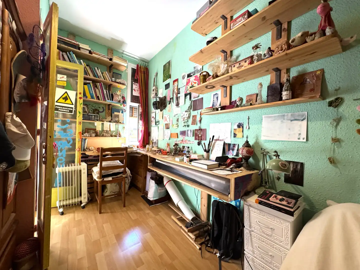 Bedroom of Flat for sale in Barcelona  with Parquet flooring, Furnished and Washing machine