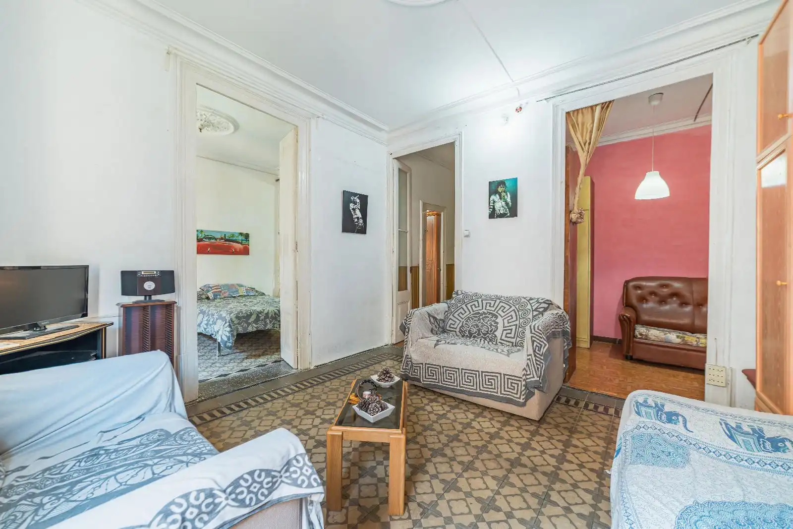 Sala d'estar de Pis en venda en Barcelona amb Terrassa