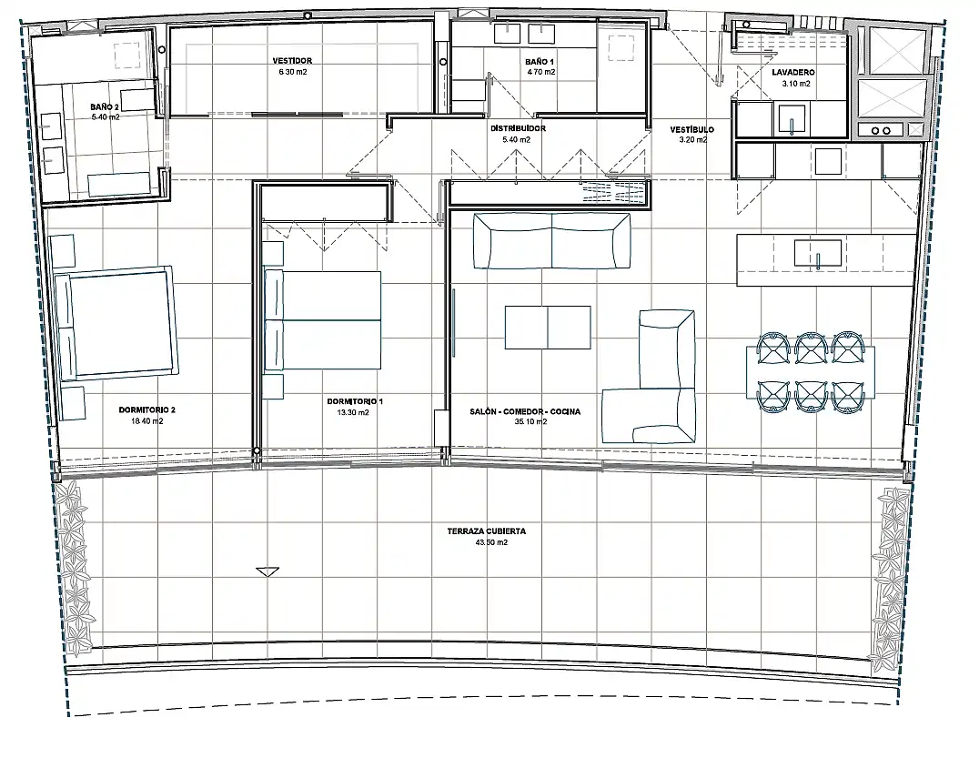 Apartment with lift for sale in Las Gaviotas  - Carvajal, imagen 11