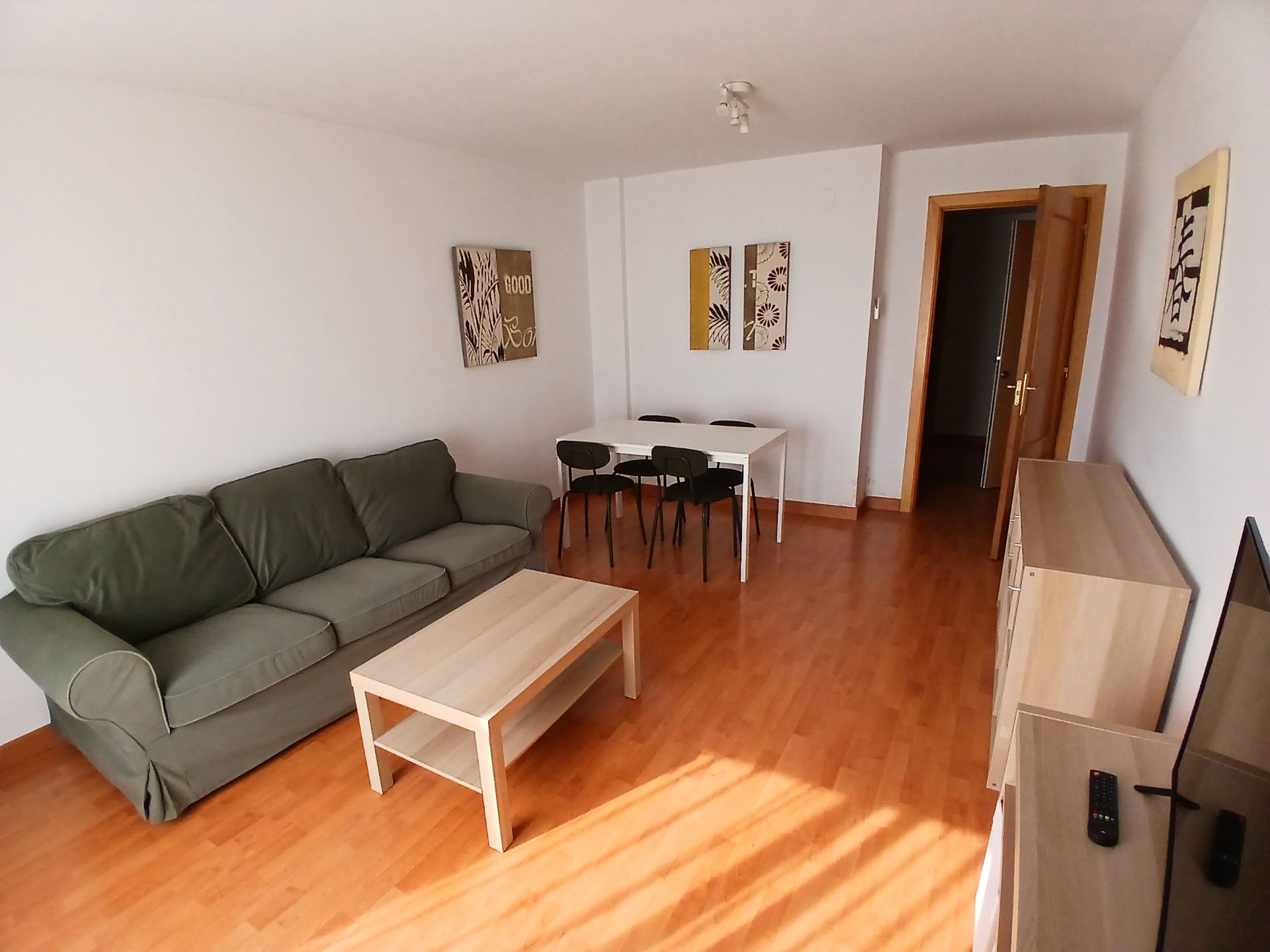 Living room of Flat to rent in  Jaén Capital  with Air Conditioner, Furnished and Washing machine