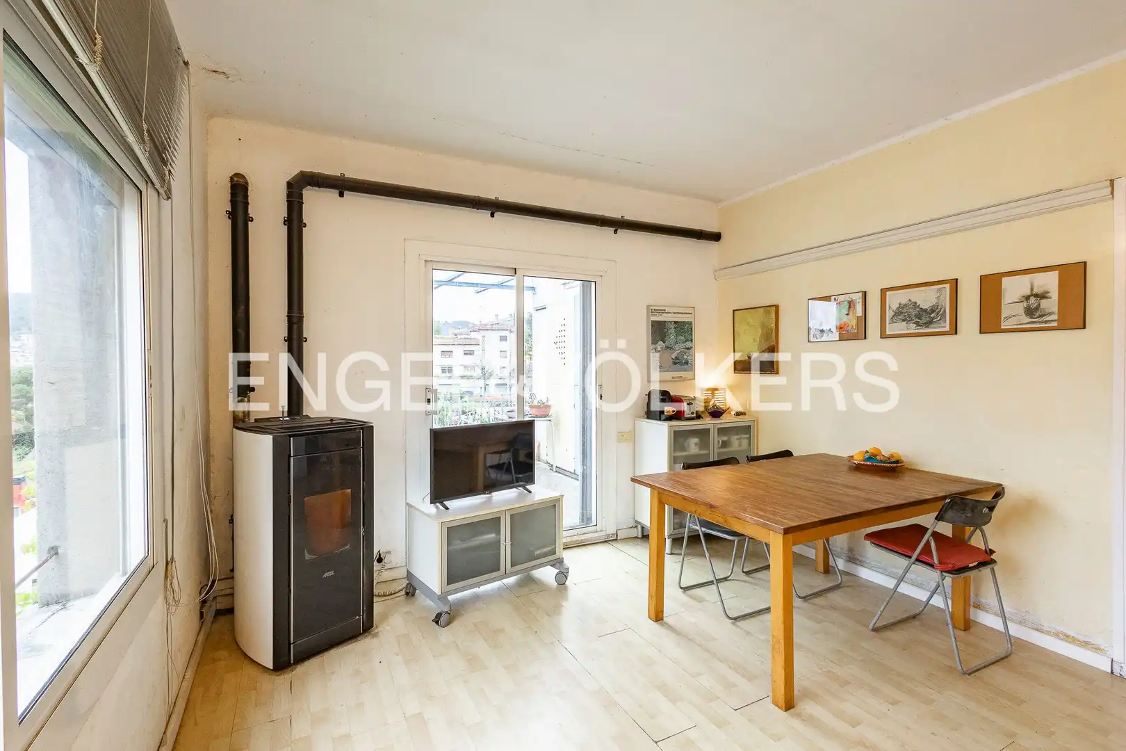 Sala d'estar de Casa o xalet en venda en Sant Just Desvern amb Calefacció i Parquet