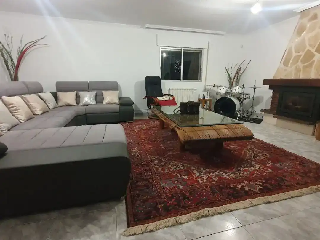Sala de estar de Piso en venta en Trijueque con Jardín privado, Trastero y Piscina