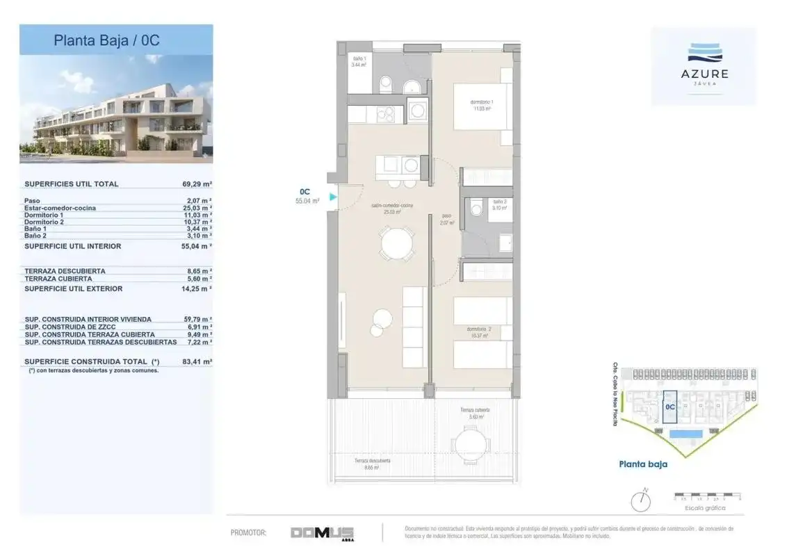 Apartamento en venta en Jávea / Xàbia con Aire acondicionado, Jardín privado y Piscina