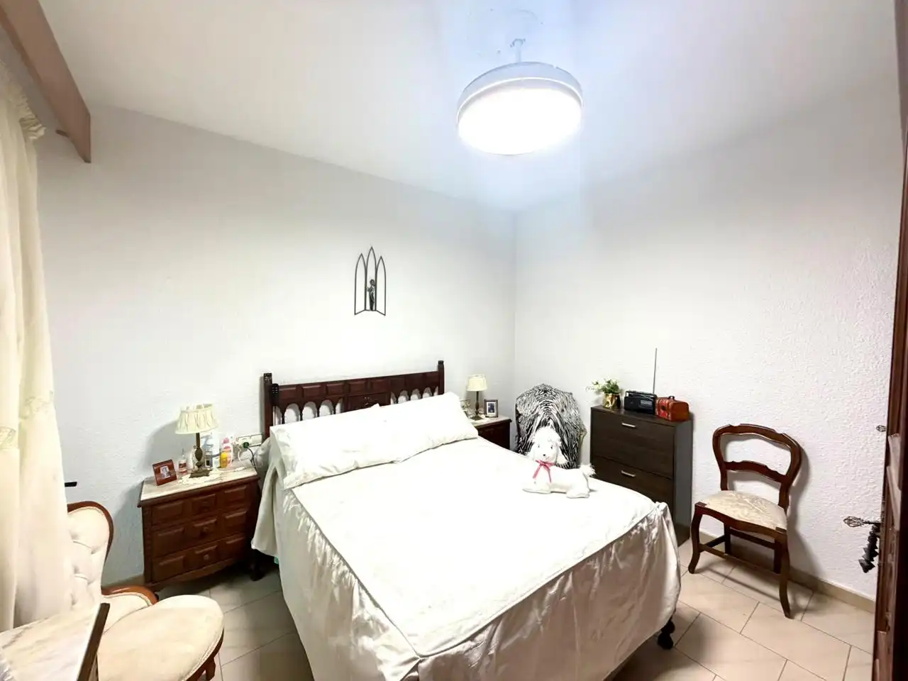 Bedroom of Flat for sale in Mataró  with Air Conditioner, Terrace and Furnished