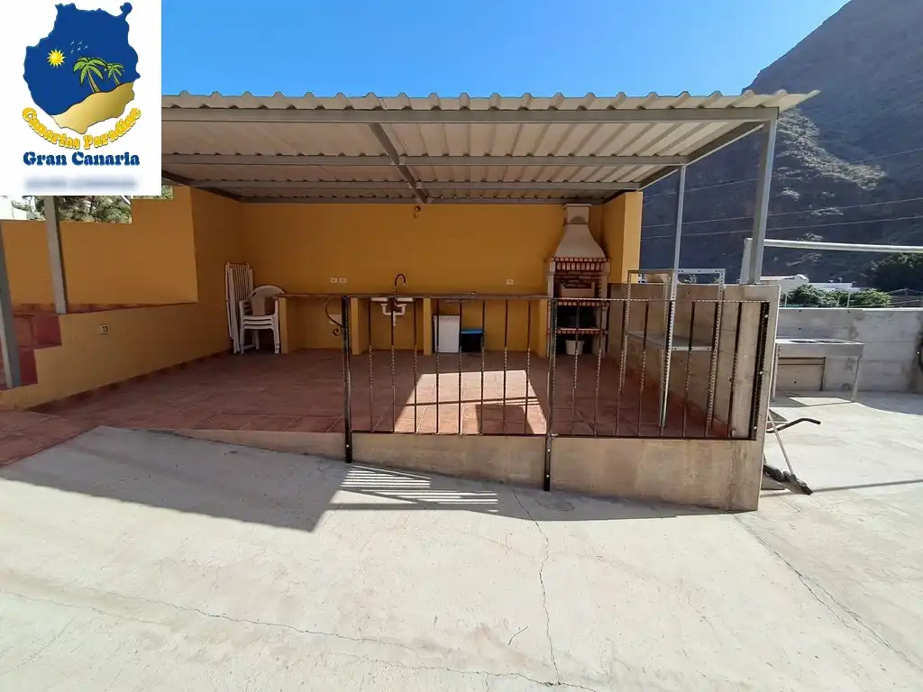 Terrasse von Wohnung zum Verkauf in Mogán mit Privatgarten und Terrasse